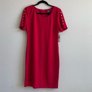 New with tag red midi dress